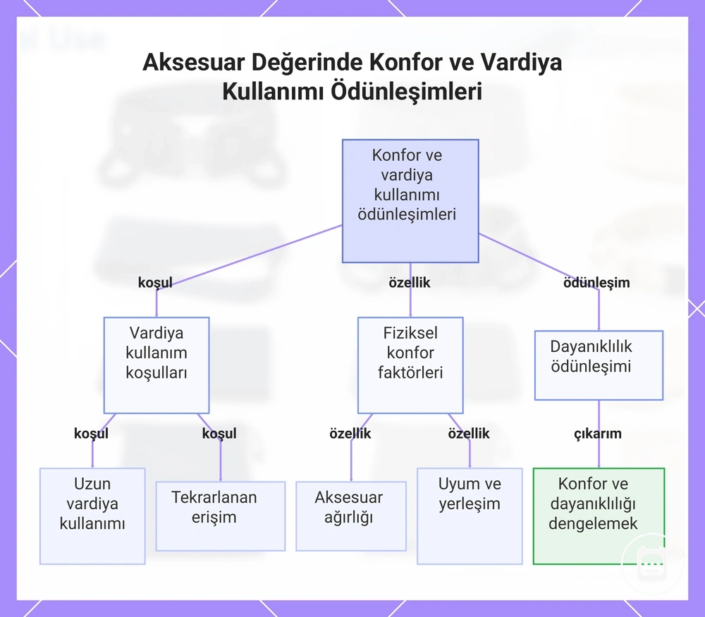 Aksesuar Değerinde Konfor ve Vardiya Kullanımı Ödünleşimleri
