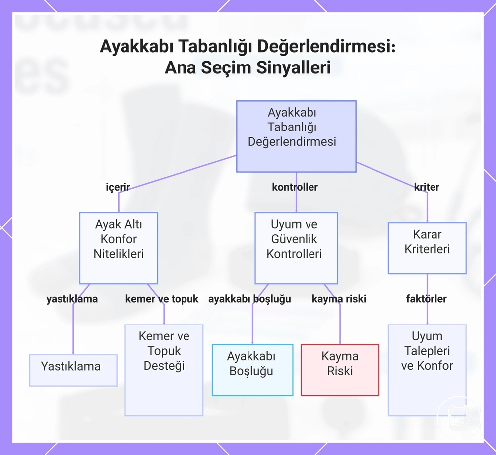 Ayakkabı Tabanlığı Değerlendirmesi: Ana Seçim Sinyalleri