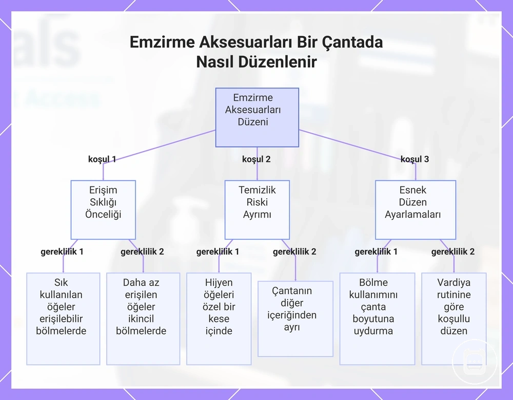 Emzirme Aksesuarları Bir Çantada Nasıl Düzenlenir