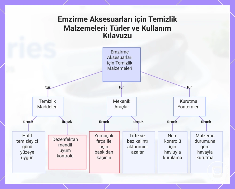 Emzirme Aksesuarları için Temizlik Malzemeleri: Türler ve Kullanım Kılavuzu