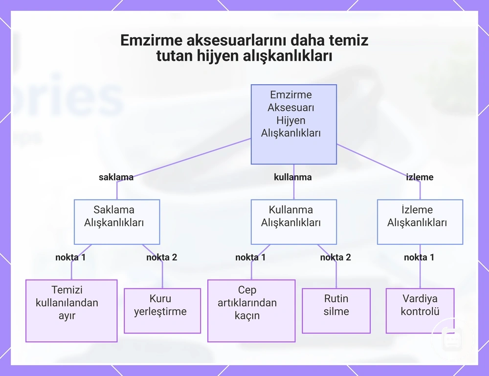 Emzirme aksesuarlarını daha temiz tutan hijyen alışkanlıkları