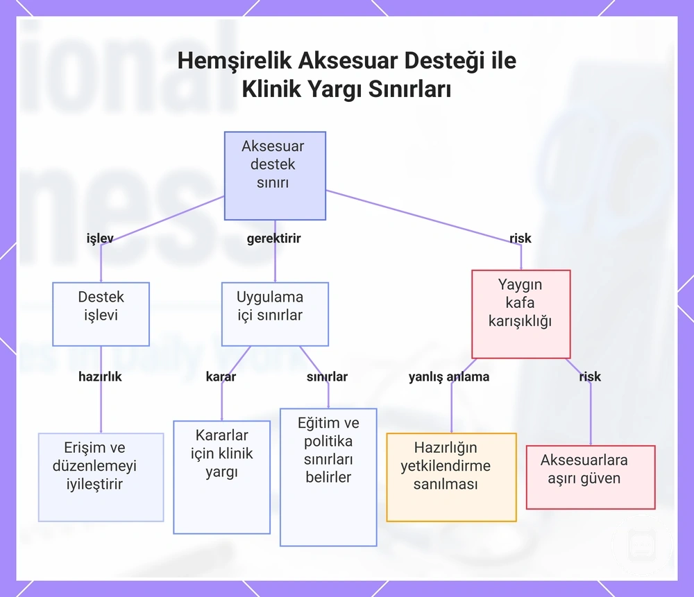 Hemşirelik Aksesuar Desteği ile Klinik Yargı Sınırları