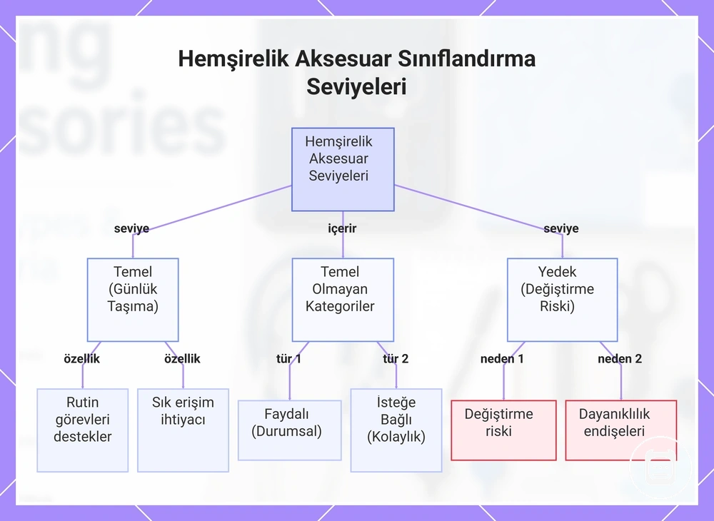 Hemşirelik Aksesuar Sınıflandırma Seviyeleri
