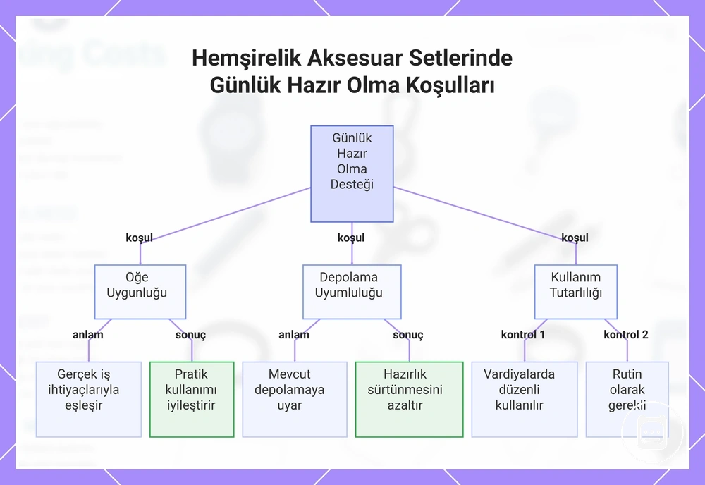 Hemşirelik Aksesuar Setlerinde Günlük Hazır Olma Koşulları