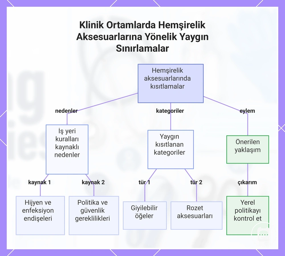 Klinik Ortamlarda Hemşirelik Aksesuarlarına Yönelik Yaygın Sınırlamalar
