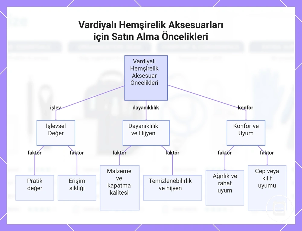 Vardiyalı Hemşirelik Aksesuarları için Satın Alma Öncelikleri