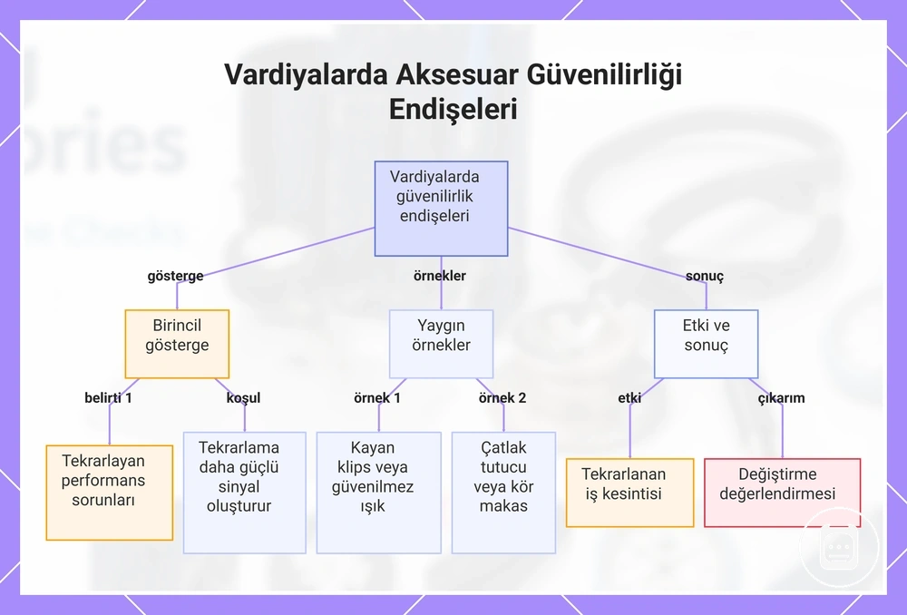 Vardiyalarda Aksesuar Güvenilirliği Endişeleri